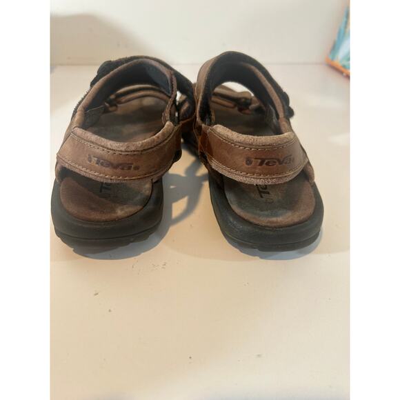 Teva Women's Original Brown Waterproof Leather Sandals Sz 7 Outdoor #6388 - Picture 5 of 7